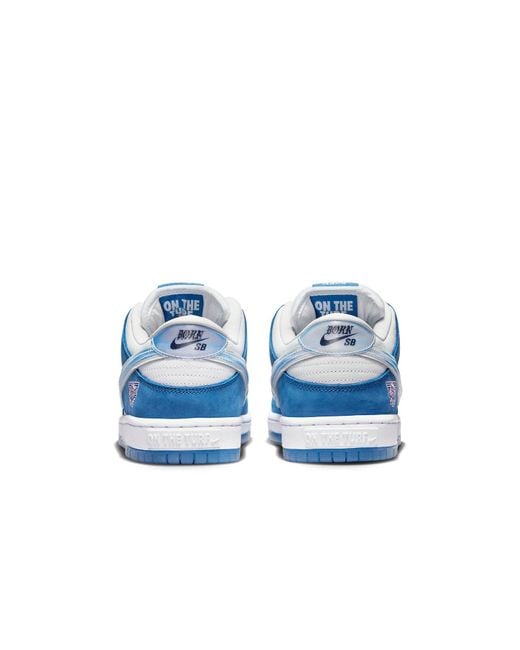 Nike Blue Sb Dunk Low 'Born X Raised One Block for men