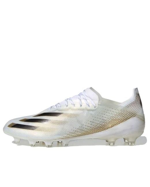 Adidas White X Ghosted.1 Ag Metallic Melange' for men