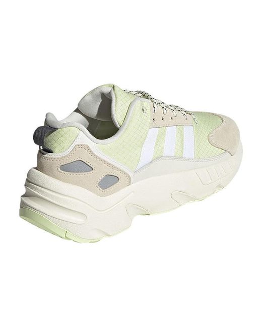 Adidas White Zx 22 Boost 'Sand Tint' for men