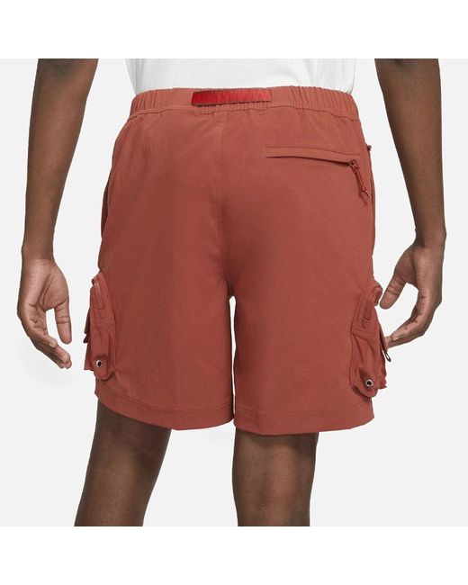 Nike Red Acg Cargo Shorts for men