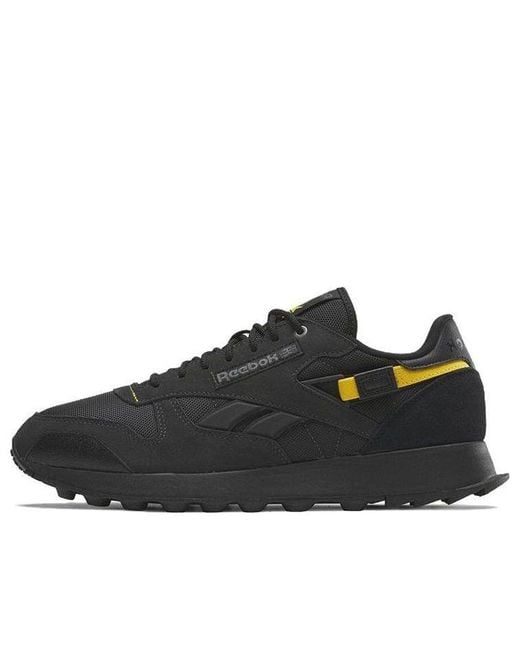 Reebok Black Classic Leather Winterized Wrn 'Dark' for men