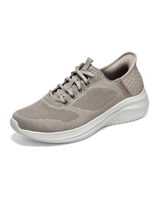 Skechers ultra flex mens grey sales