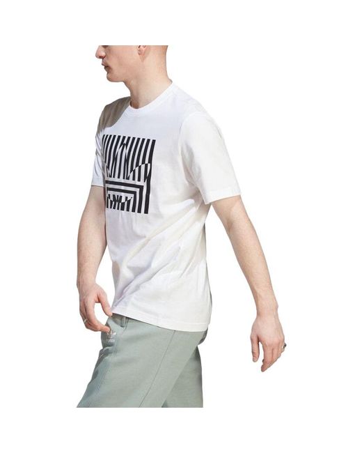 Adidas White Originals Rekive T-Shirt Ib8708 for men