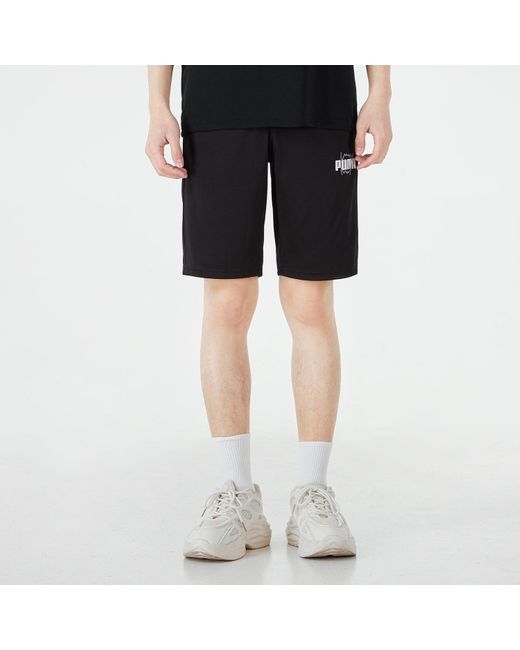 PUMA Black Behind The Back Shorts for men