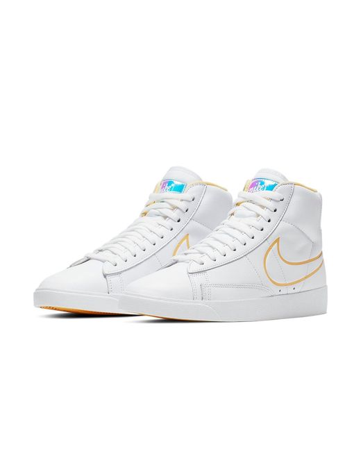 Nike White (Wmns) Blazer Mid Topaz'