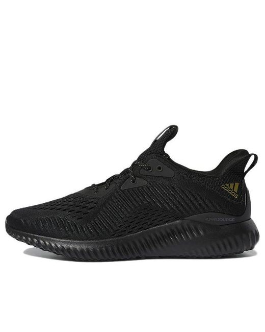 Adidas Black Alphabounce 1 Metallic' for men