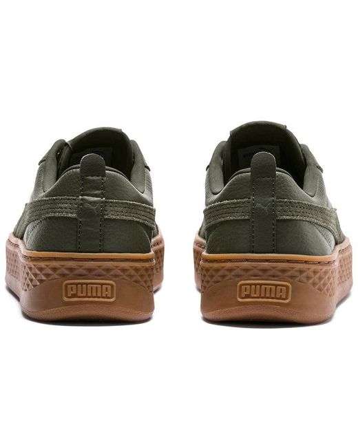 PUMA Brown (Wmns) Smash Platform Softfoam