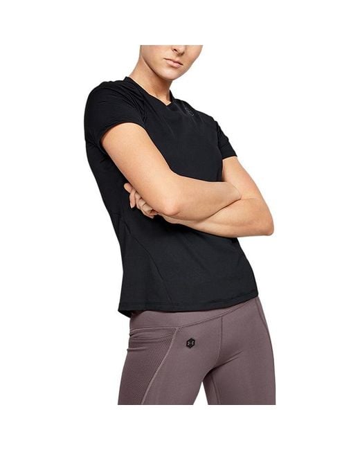 Under Armour Blue (Wmns) Rush Training Sports Short Sleeve