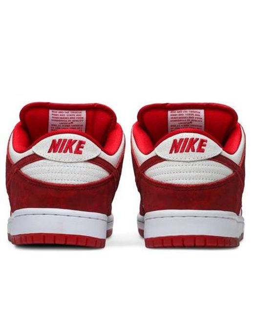Nike Red Sb Dunk Low Premium 'Valentines Day' for men