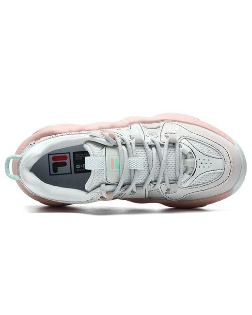 Fila White (Wmns) Barricade Low Sneakers