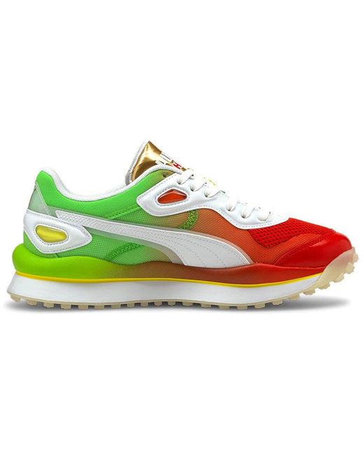 PUMA Green Haribo X Street Rider 'Happy Cherries' for men