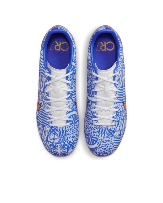 Nike Blue Zoom Mercurial Vapor 15 Academy Cr7 Mg 'Azulejo' for men