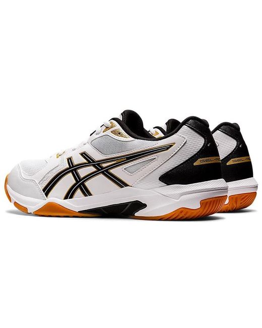 Asics White Gel-Rocket 10 2E Wide Gum' for men