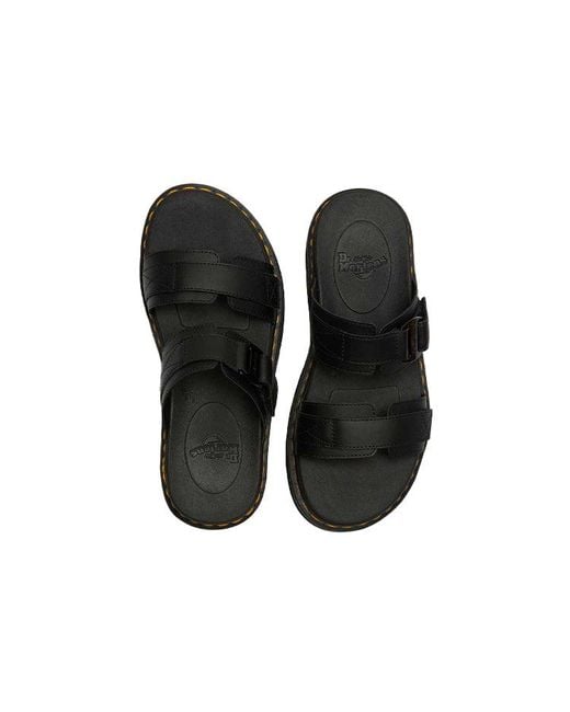 Dr. Martens Black Chilton Slippers for men