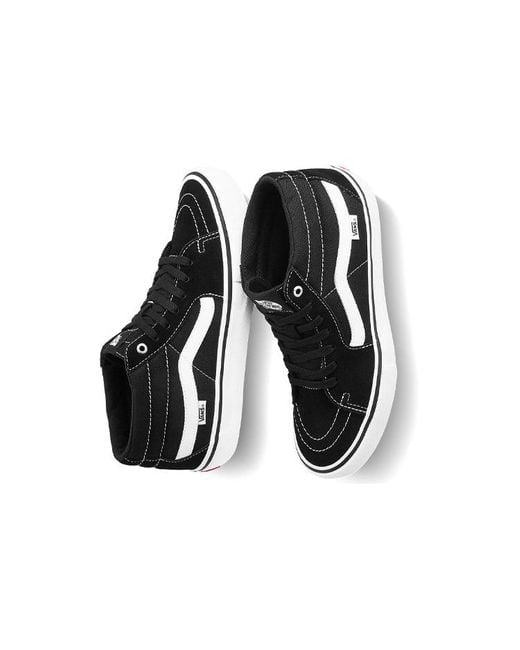 Vans Black Sk8-Mid Pro for men