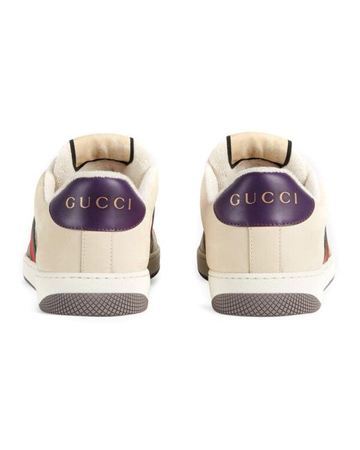 Gucci Natural Screener Gg Sneaker Dark' for men