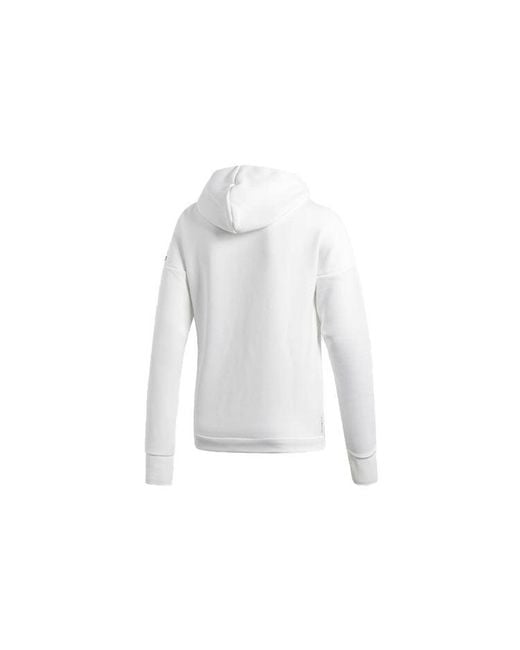 Adidas White Zne Hoody 3.0 Retro Sports Hooded Jacket Asia Edition for men
