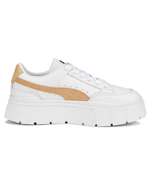 PUMA White (Wmns) Mayze Stack ' Light Sand'