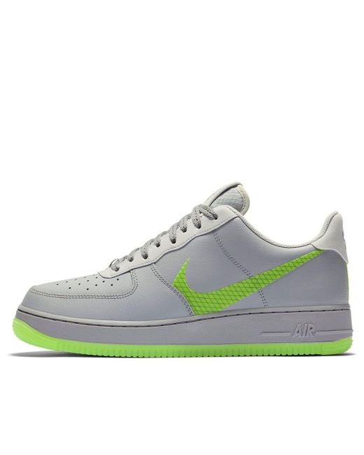 Nike Blue Air Force 1 Low 'Volt Swoosh' for men