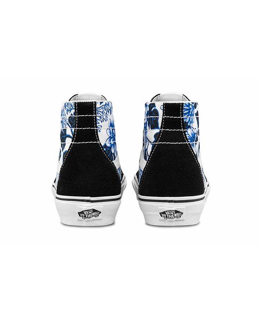 Vans Blue Sk8-Hi Tapered 'Floral' for men
