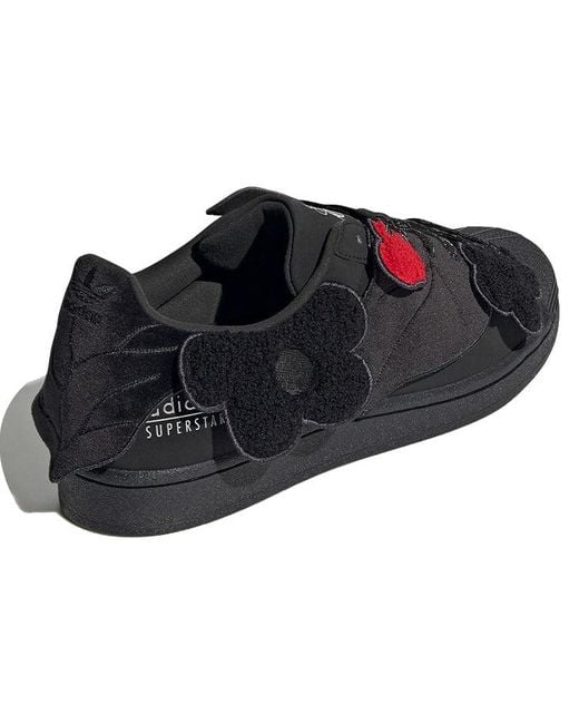 Adidas Blue Melting Sadness X Superstar Floral Patches' for men