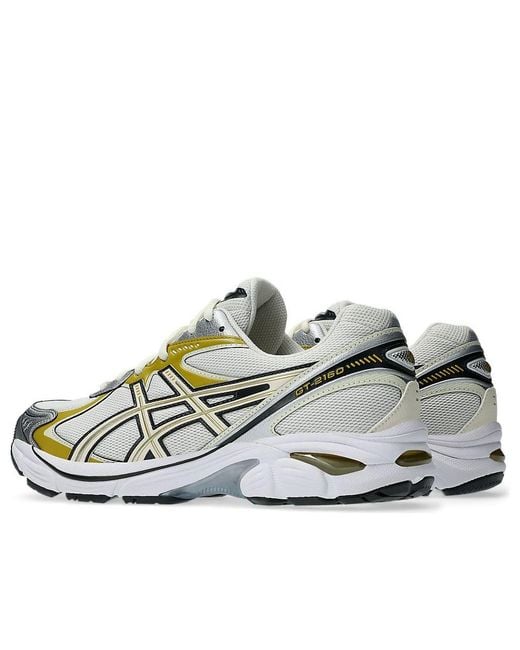 Asics White Gt-2160 'Cream Dark Mustard' for men