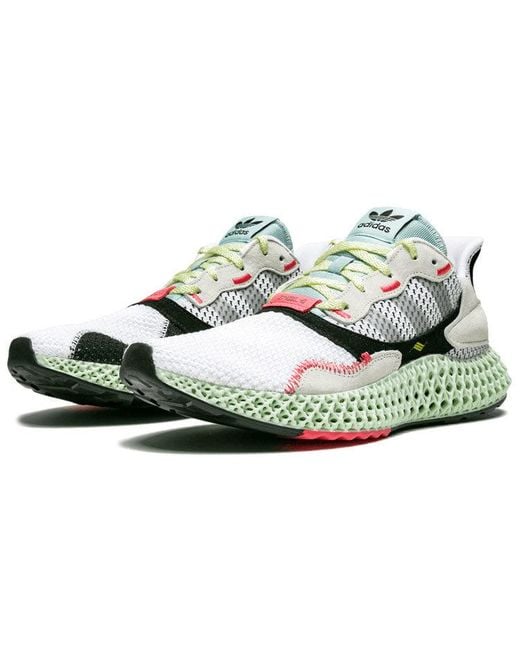 Adidas White Zx 4000 Futurecraft 4D for men