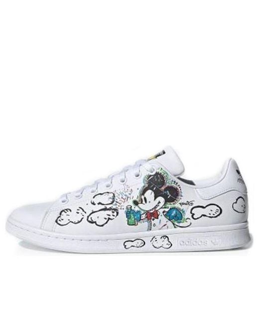 Adidas White Kasing Lung X Disney X Stan Smith 'Labubu Mickey Mouse' for men