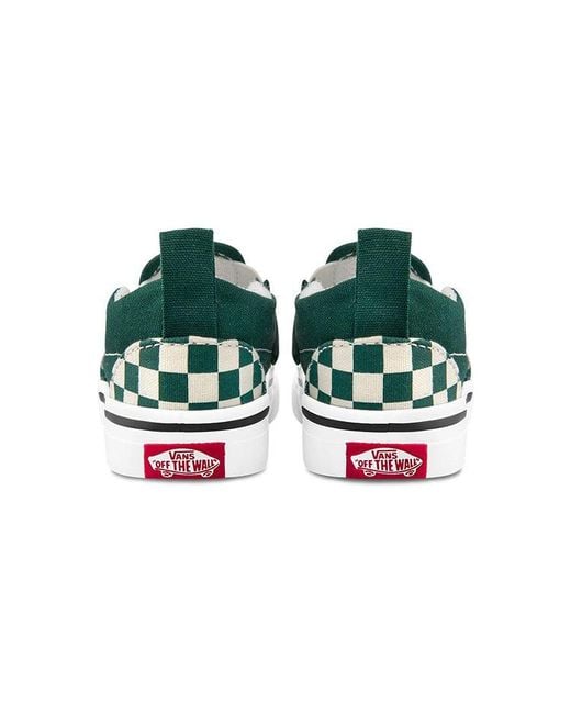 Vans Green Old Skool V Toddler/ Checkboard for men