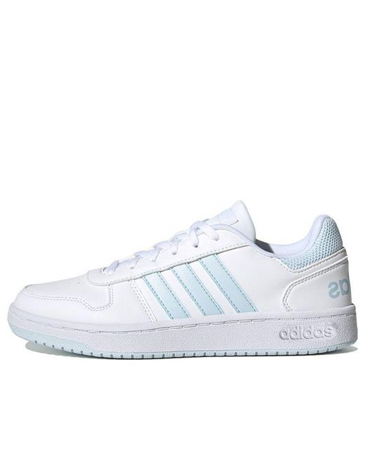 Adidas White (Wmns) Hoops 2.0 'Light'