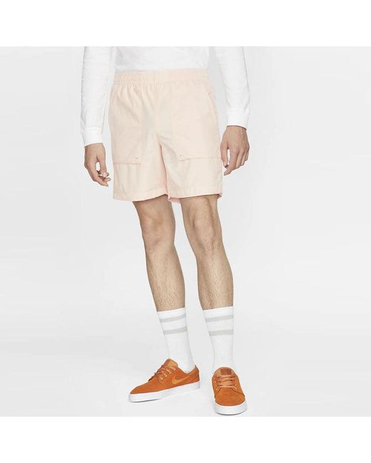 Nike Sb Water Short Skateboard Shorts Pinkred for men