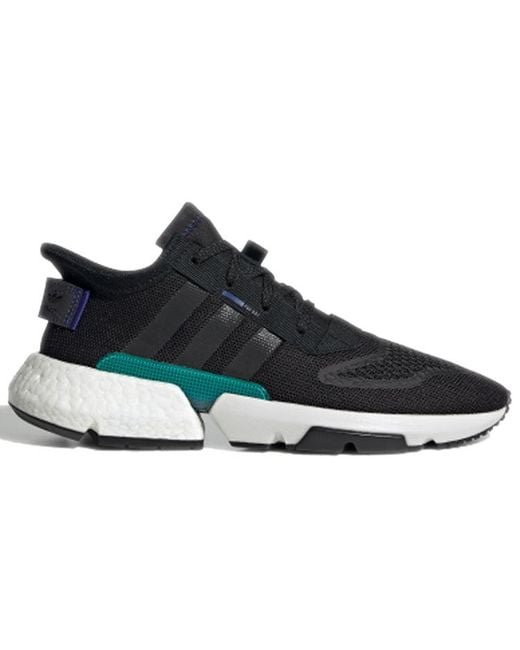 Adidas Blue Pod-S3.1 Shoes 'Triple' for men
