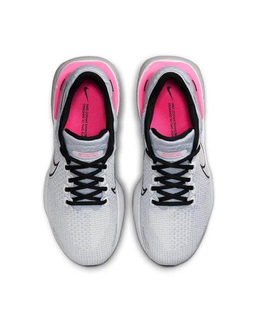 Nike Gray Zoomx Invincible Run Flyknit 2 'Light Smoke Hyper' for men