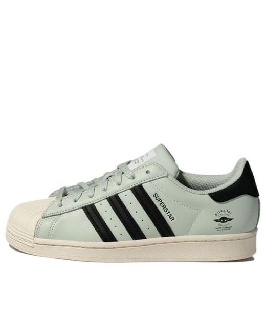 Adidas Green Star Wars X Superstar 'The Child' for men
