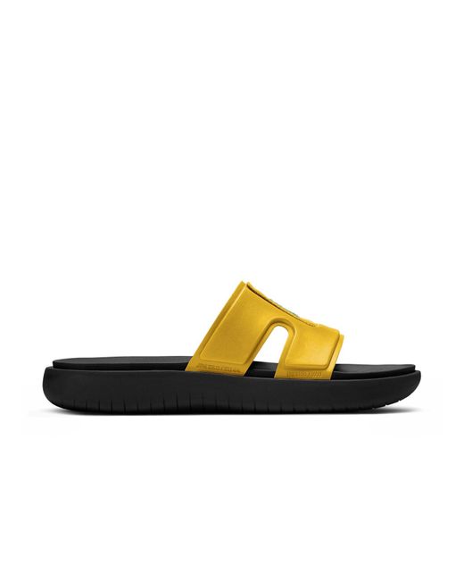 Nike Yellow Hydro 8 Slide 'Dark Sulfur' for men