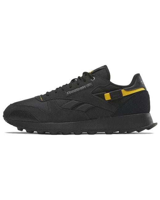 Reebok Black Classic Leather Winterized Wrn 'Dark' for men