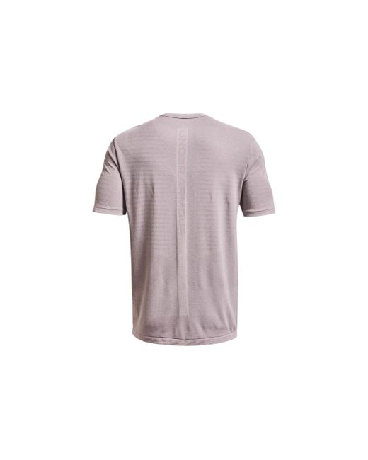 Under Armour Purple Rush Seamless Geosport Short Sleeve T-shirt for men