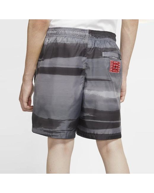 Nike Blue Legacy Casual Sports Breathable Printing Shorts for men