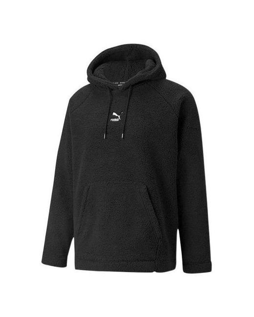 PUMA Black Classics Sherpa Hoodie for men