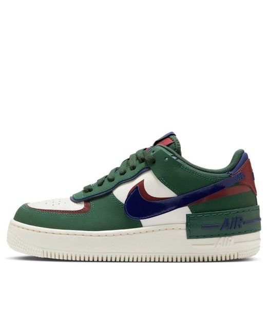 Nike Blue (Wmns) Air Force 1 Shadow 'Fir Dark Team Sail'