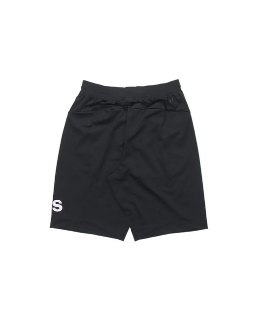 Adidas Black Sports Slogan Knitted Shorts for men
