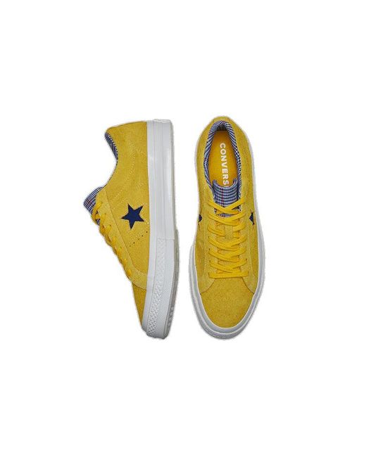 Converse Yellow One Star Suede Seasonal Colors Ox 'Amarillo/Rush' for men