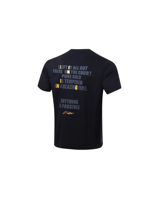 Li-ning Blue Jimmy Butler Fast Dry Basketball T-Shirt for men