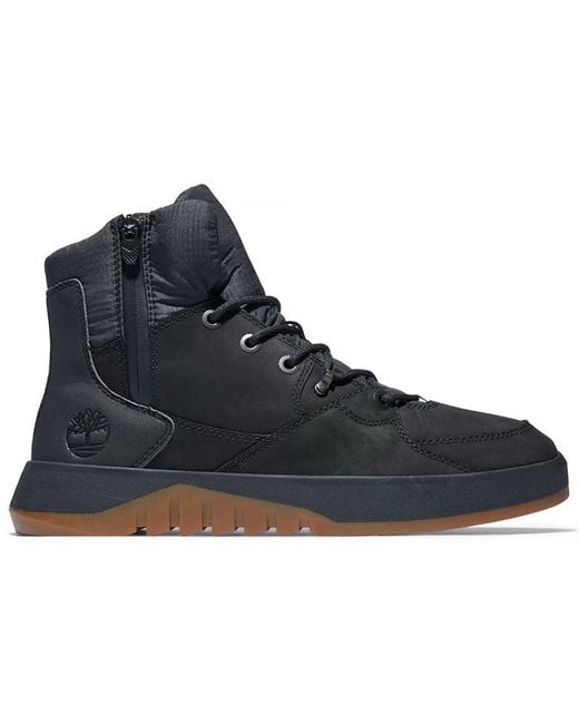 Timberland Blue Supaway Side Zip Boots Nubuck' for men