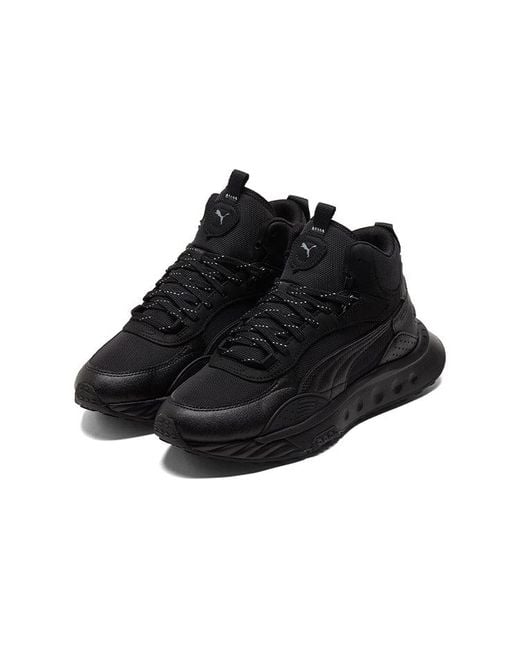 PUMA Black Wild Rider Mid Core Ws for men