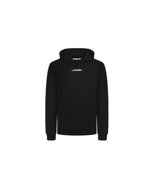 Off-White c/o Virgil Abloh Black Fw20 Arrows Printing Hooded Pullover for men