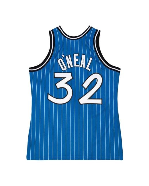 Mitchell & Ness Blue X Nba Orlando Magic Road 1994-95 Jerseys 'Shaquille O'Neal 32' for men