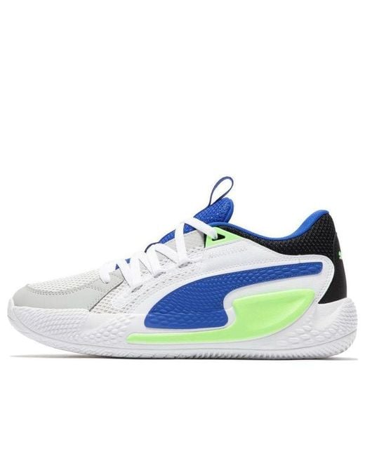 PUMA Blue Court Rider Chaos Basketball Shoes 'Future- Glare' for men