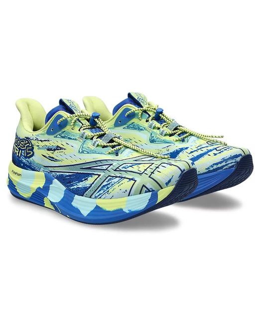 Asics Blue Noosa Tri 15 (Waterscape/Electric Lime) Shoes for men