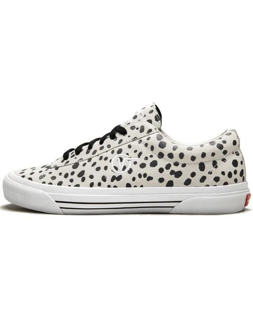 Vans White Supreme X Sid Pro Dalmatian' for men